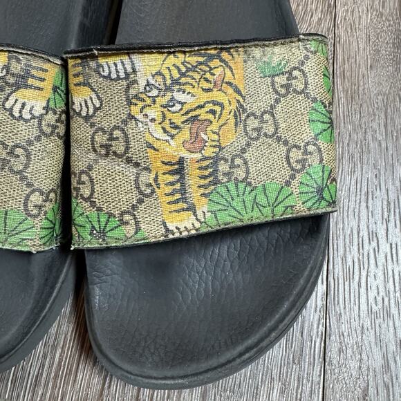 Gucci Slides Flip Flops Bengal Tiger Mens Size 6 main image 9